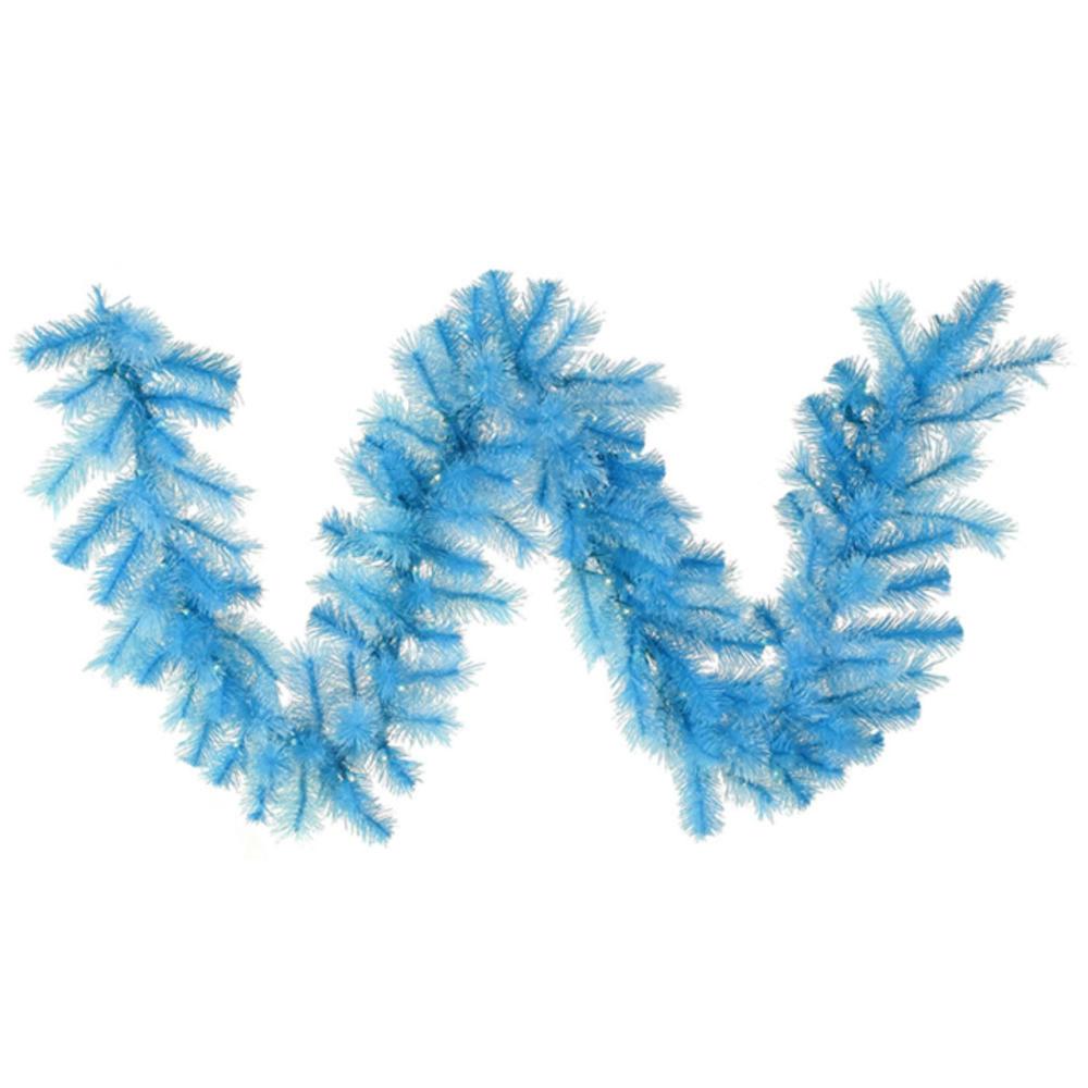 Pre-Lit Garland | 9′ x 16" Pre-Lit Cashmere Artificial Christmas Garland – Clear Dura Lit Lights Garland Pre-Lit Garland