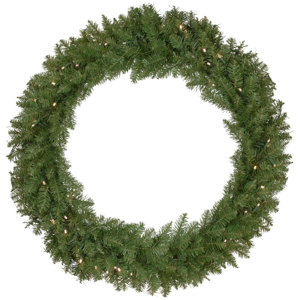 Pre-Lit Wreaths | Pre-Lit Rockwood Pine Artificial Christmas Wreath, 36-Inch, Warm White LED Lights Pre-Lit Wreaths Pre-Lit Wreaths