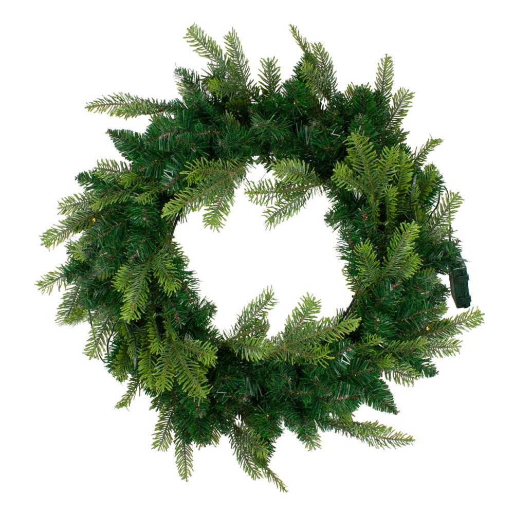 Pre-Lit Wreaths | Pre-Lit Woodcrest Pine Artificial Christmas Wreath – 48-Inch, Clear Lights Pre-Lit Wreaths Pre-Lit Wreaths