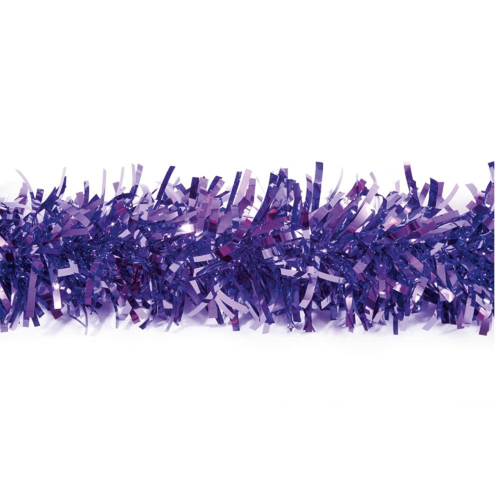 Specialty Garland | 25′ Purple Metallic Twist Novelty Christmas Garland Garland Specialty Garland