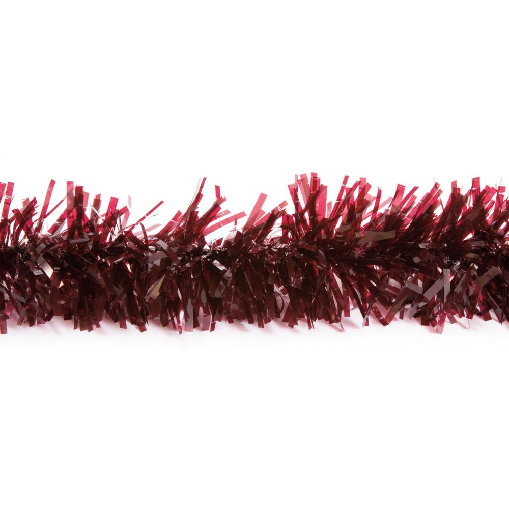 Specialty Garland | 25′ Red Metallic Twist Novelty Christmas Garland Garland Specialty Garland