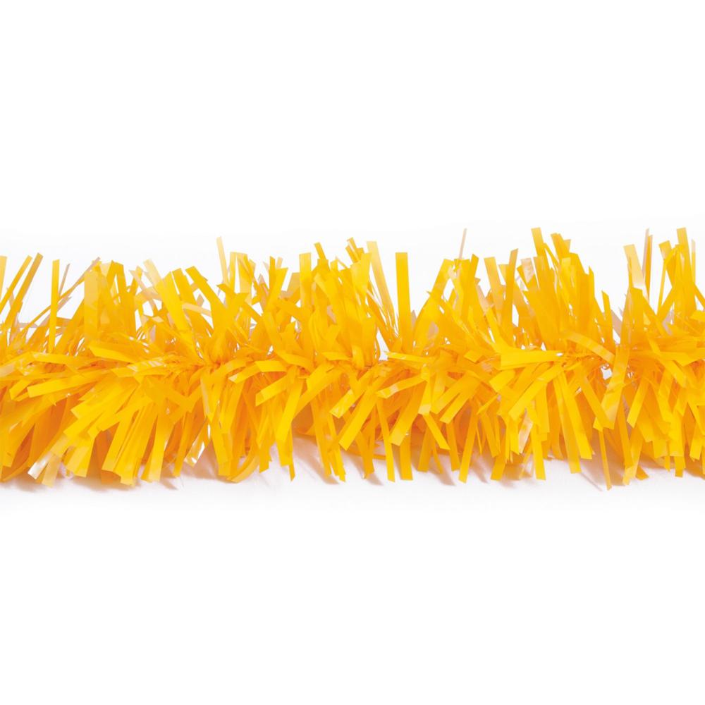 Specialty Garland | 25′ Yellow Metallic Twist Novelty Christmas Garland Garland Specialty Garland