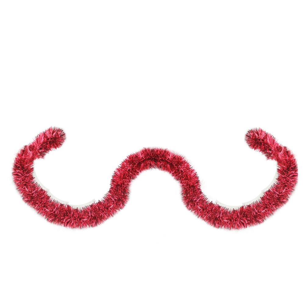 Specialty Garland | 50′ x 2.5" Red Tinsel Artificial Christmas Garland – Unlit Classic Tinsel Garland Classic Tinsel Garland