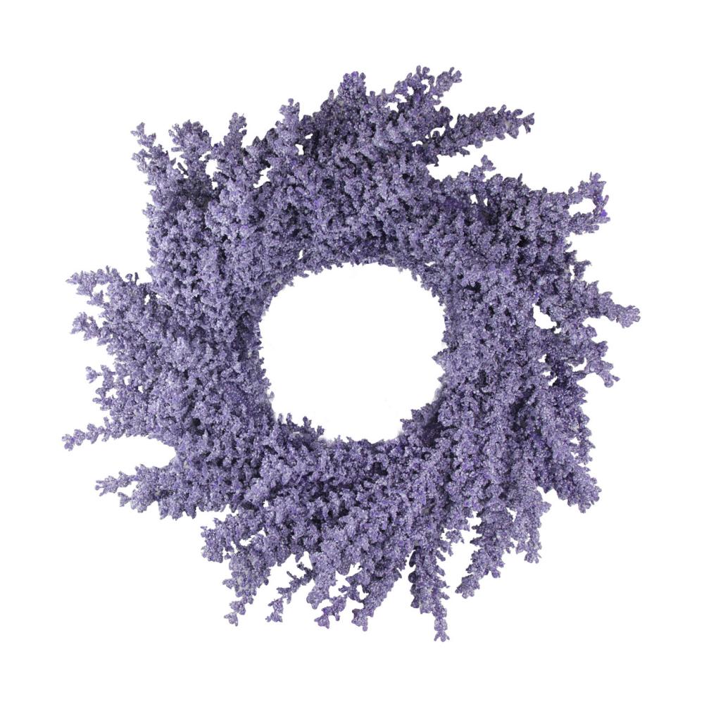 Specialty Wreaths | 16" Purple Wisteria Flower Artificial Spring Wreath – Unlit Specialty Wreaths Specialty Wreaths