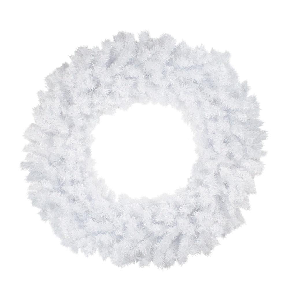 Specialty Wreaths | 48" Icy White Spruce Artificial Christmas Wreath – Unlit Specialty Wreaths Specialty Wreaths