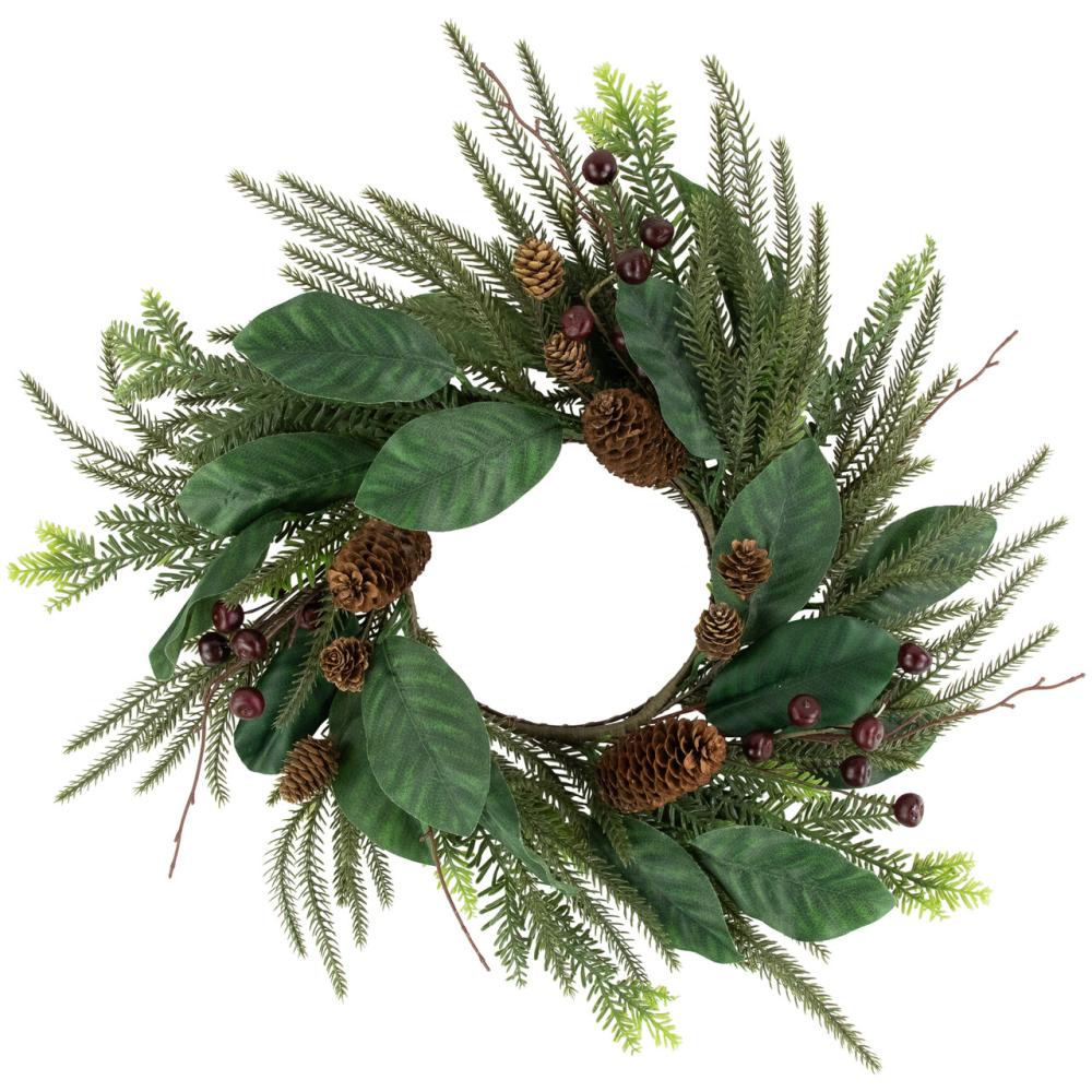 Specialty Wreaths | Mixed Foliage with Berries Artificial Christmas Wreath, 20-Inch, Unlit Specialty Wreaths Specialty Wreaths