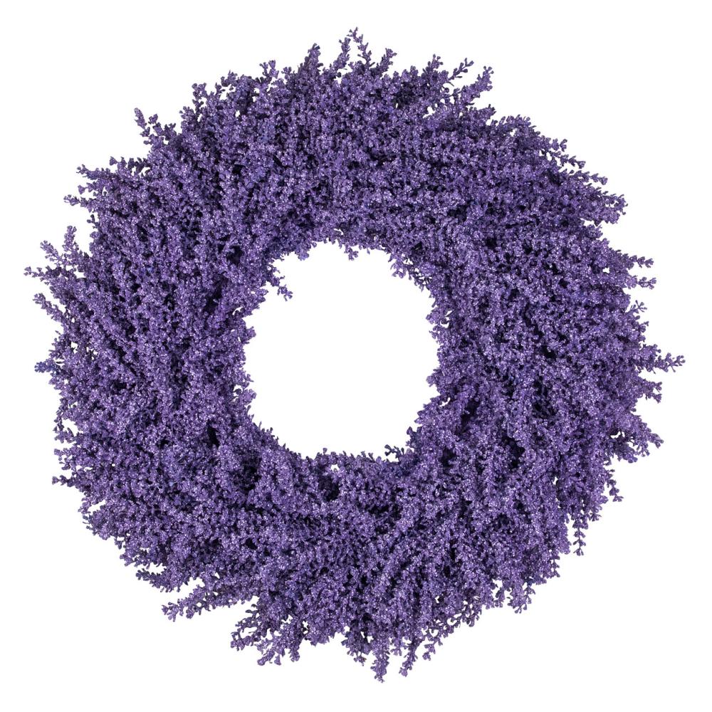 Specialty Wreaths | Purple Lavender Artificial Floral SpringWreath, 28-Inch, Unlit Specialty Wreaths Specialty Wreaths