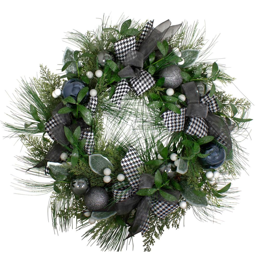 Specialty Wreaths | Real Touch™ Winter Foliage and Berries Artificial Christmas Wreath – 24" – Unlit Specialty Wreaths Specialty Wreaths