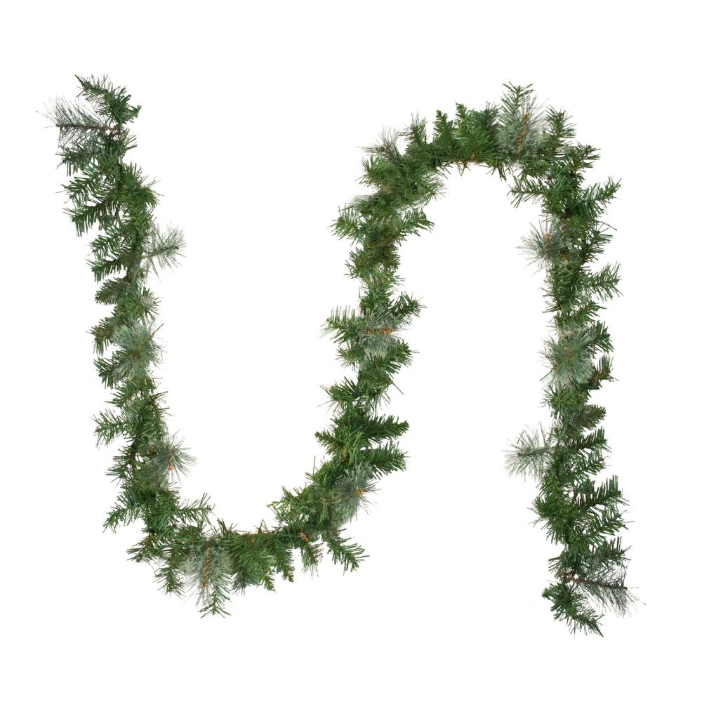 Traditional Pine Garland | 9′ Mixed Cashmere Pine Artificial Christmas Garland – Unlit Garland Traditional Pine Garland