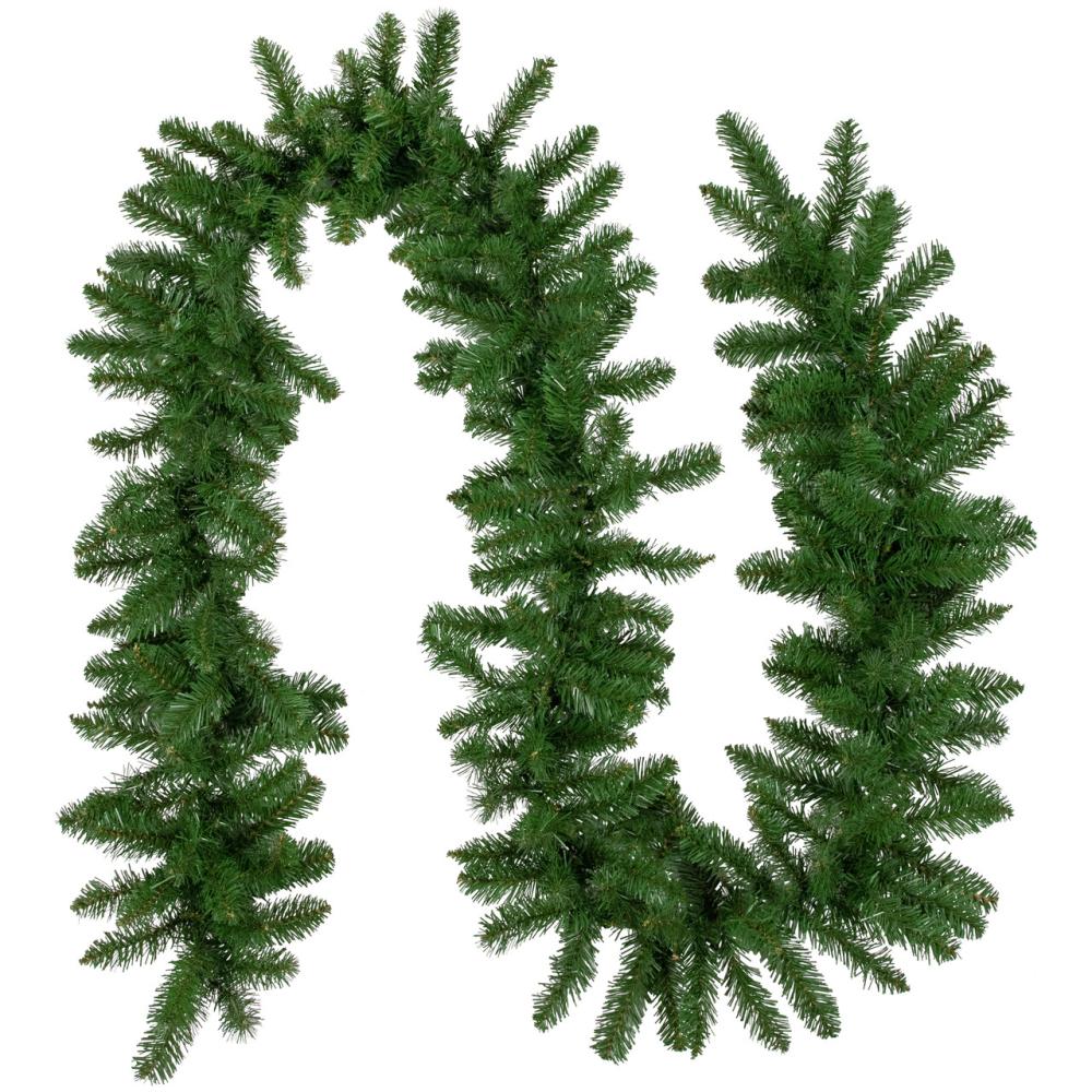 Traditional Pine Garland | 9′ x 10" Eastern Pine Artificial Christmas Garland, Unlit Garland Traditional Pine Garland