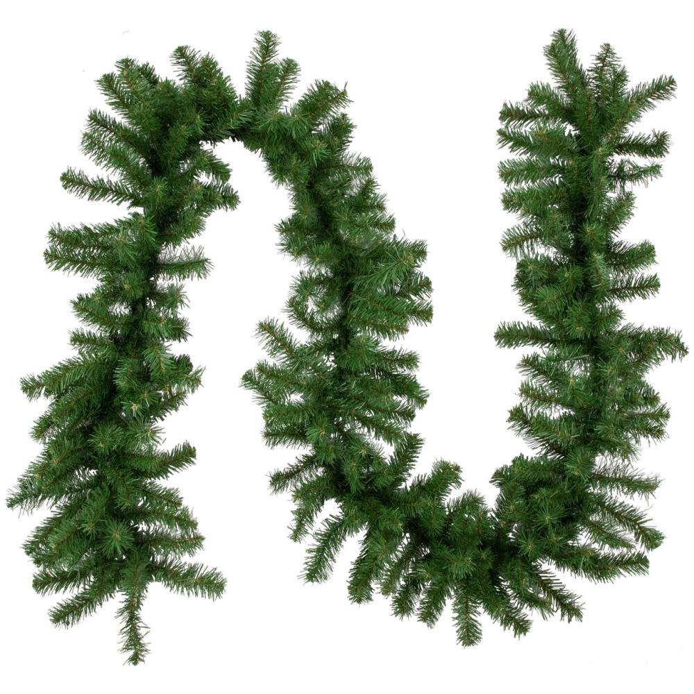 Traditional Pine Garland | 9′ x 12" Dorchester Pine Artificial Christmas Garland, Unlit Garland Traditional Pine Garland