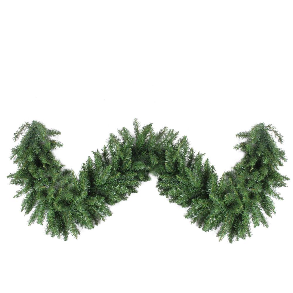 Traditional Pine Garland | Winona Fir Commercial Length Artificial Christmas Garland – 25′ x 20" – Unlit Garland Traditional Pine Garland