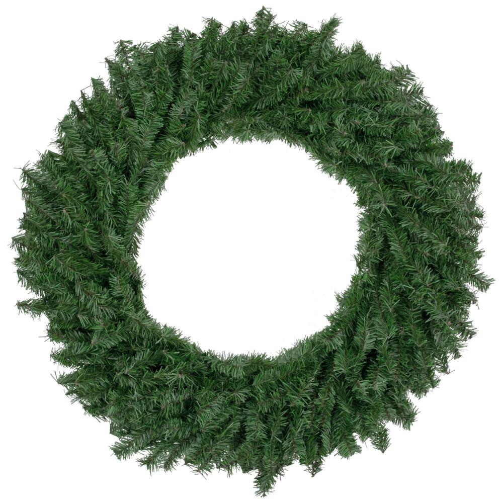 Traditional Pine Wreaths | 36" Green Canadian Pine Artificial Christmas Wreath – Unlit Traditional Pine Wreaths Traditional Pine Wreaths