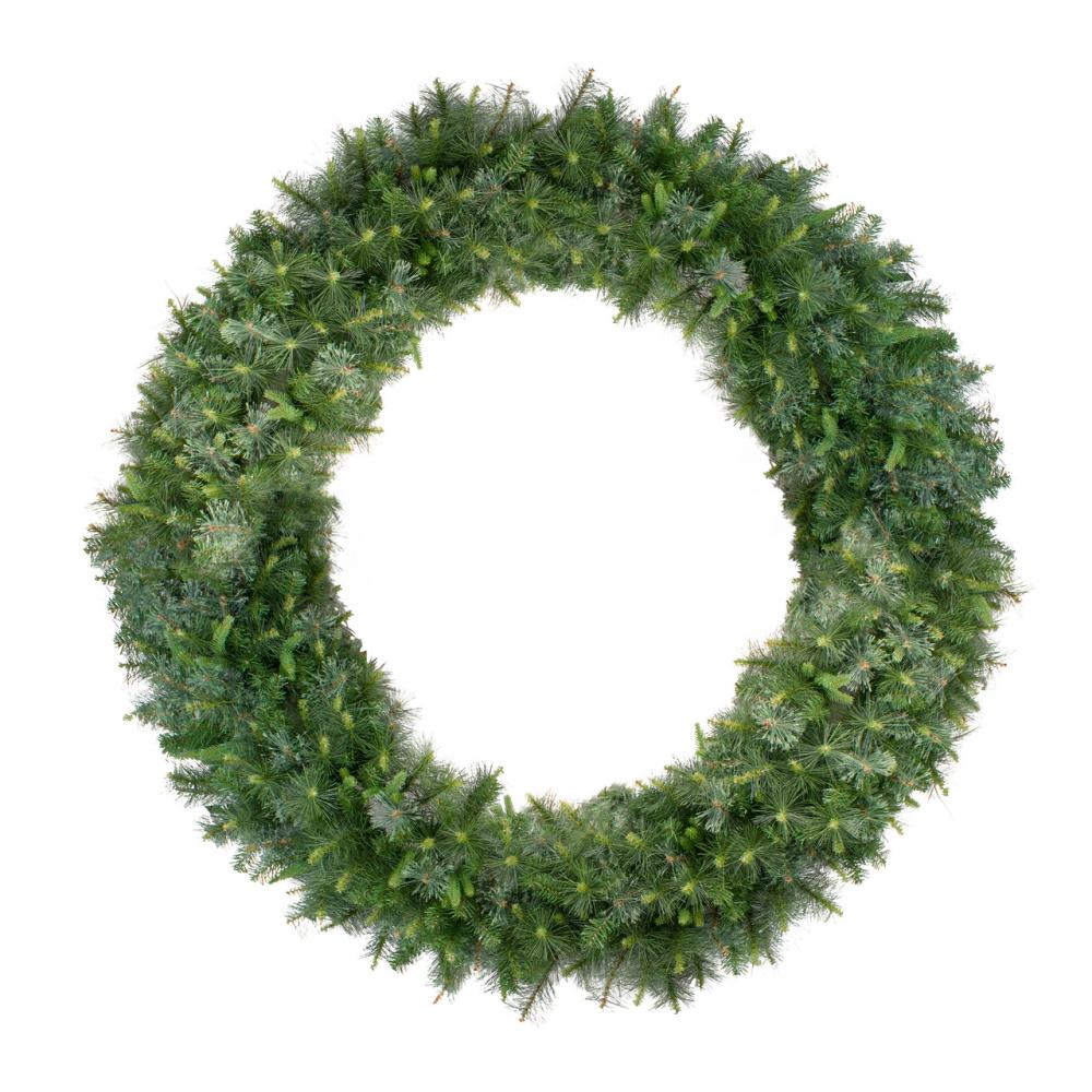 Traditional Pine Wreaths | Ashcroft Cashmere Pine Commercial Size Artificial Christmas Wreath – 60" – Unlit Traditional Pine Wreaths Traditional Pine Wreaths