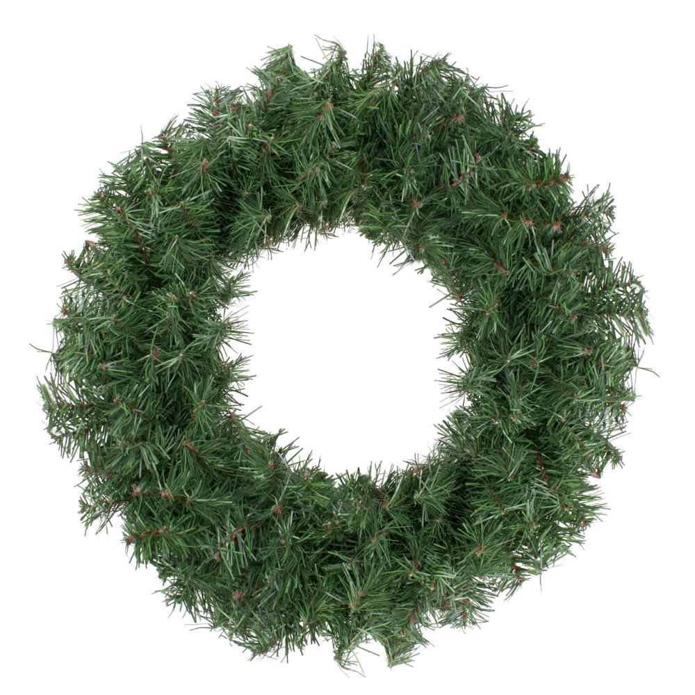 Traditional Pine Wreaths | Canadian Pine Artificial Christmas Wreath, 18-Inch, Unlit Traditional Pine Wreaths Traditional Pine Wreaths