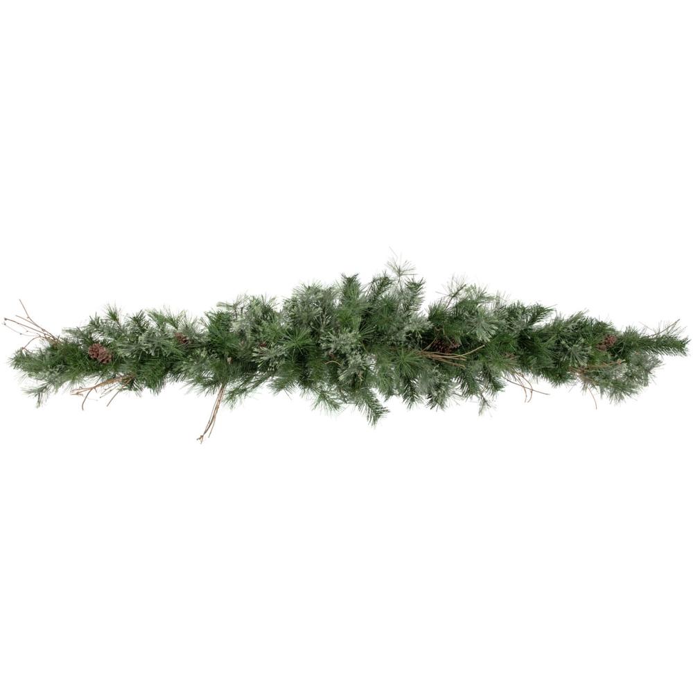 Unlit Garland | 6′ x 9" Country Mixed Pine Artificial Christmas Garland – Unlit Garland Unlit Garland