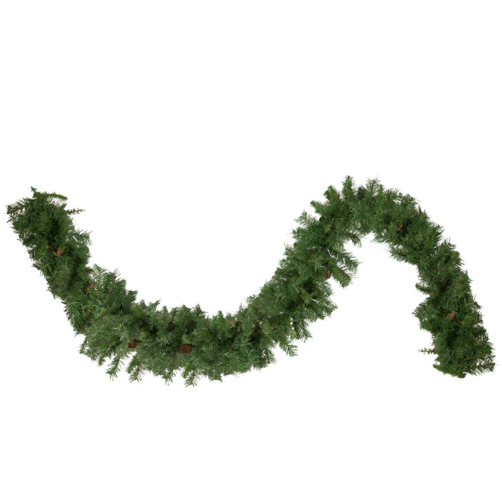 Unlit Garland | 9′ x 12" Black River Pine Artificial Christmas Garland, Unlit Garland Unlit Garland