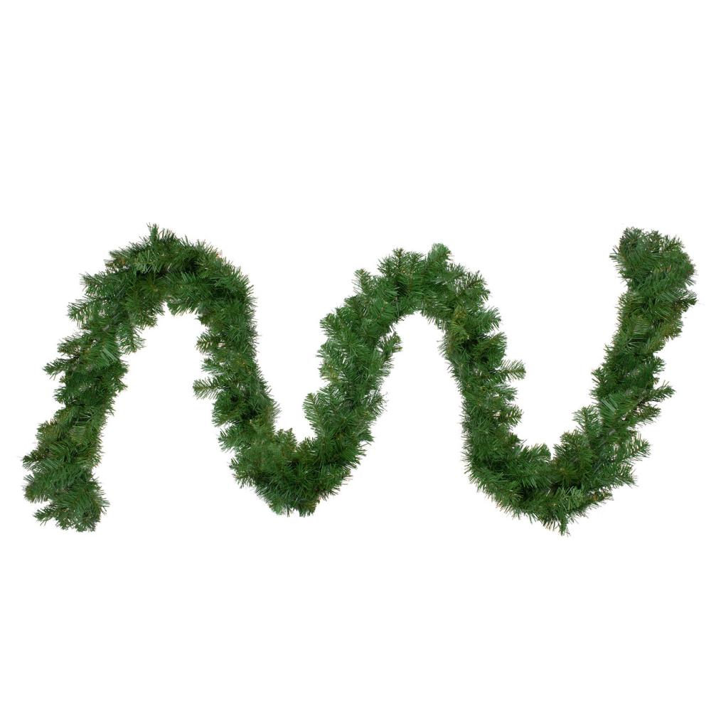 Unlit Garland | 9′ x 12" Windsor Pine Artificial Christmas Garland – Unlit Garland Traditional Pine Garland