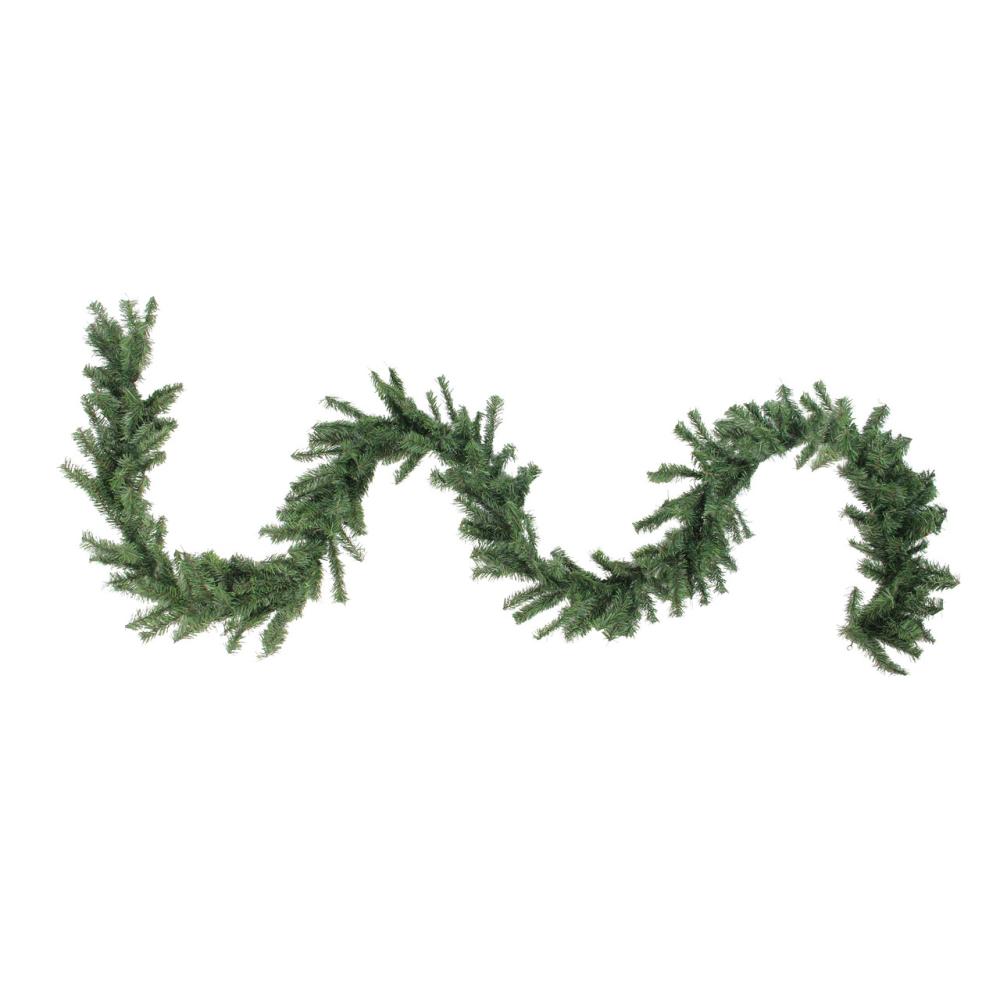 Unlit Garland | Commercial Canadian Pine Artificial Christmas Garland – 100′ x 10" – Unlit Garland Traditional Pine Garland