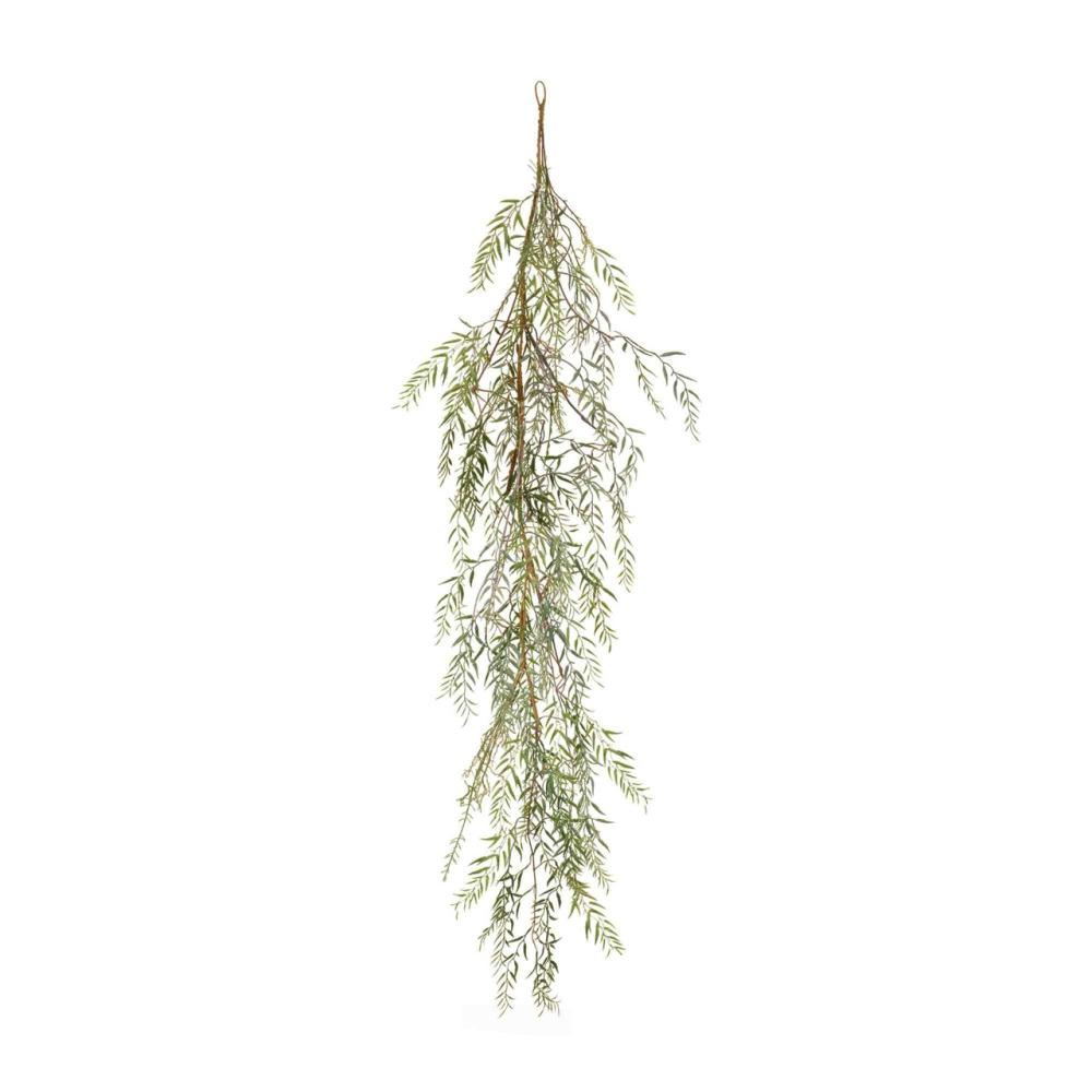 Unlit Garland | Set of 2 Foliage with Twig Artificial Garlands 5.75′ x 17" Garland Unlit Garland