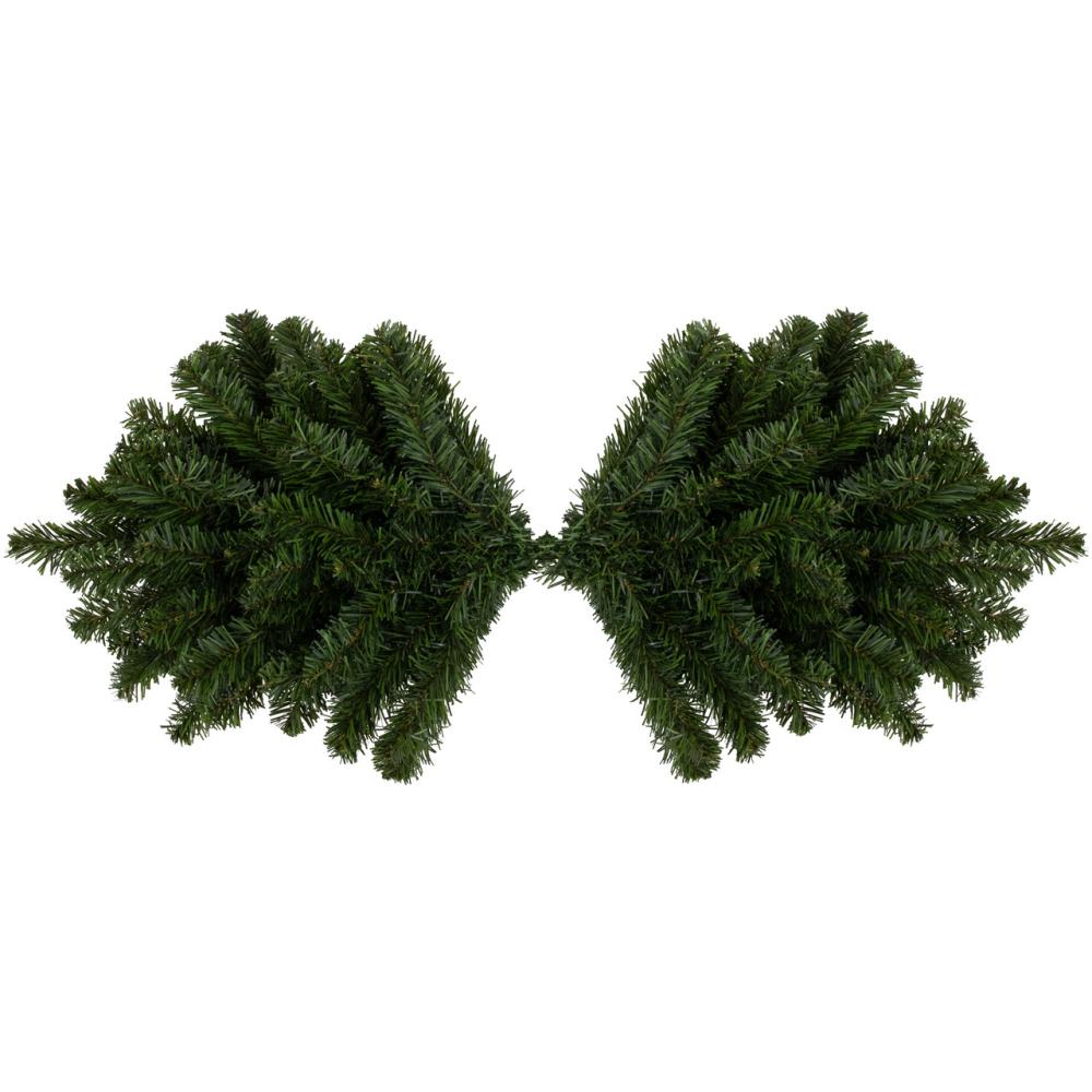 Unlit Swags | 32" Canadian Pine Artificial Christmas Door Swag – Unlit Swags & Teardrops Unlit Swags