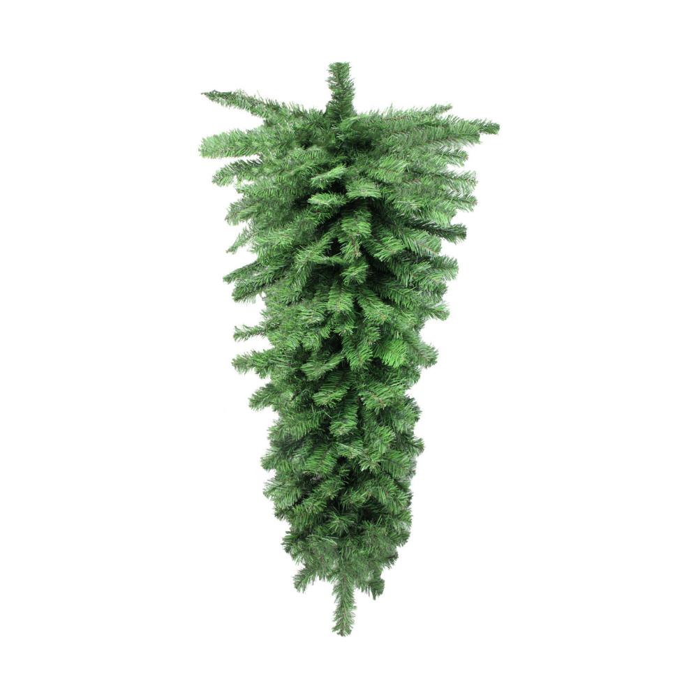 Unlit Teardrops | 48" Green Colorado Spruce Artificial Christmas Teardrop Swag – Unlit Swags & Teardrops Unlit Swags