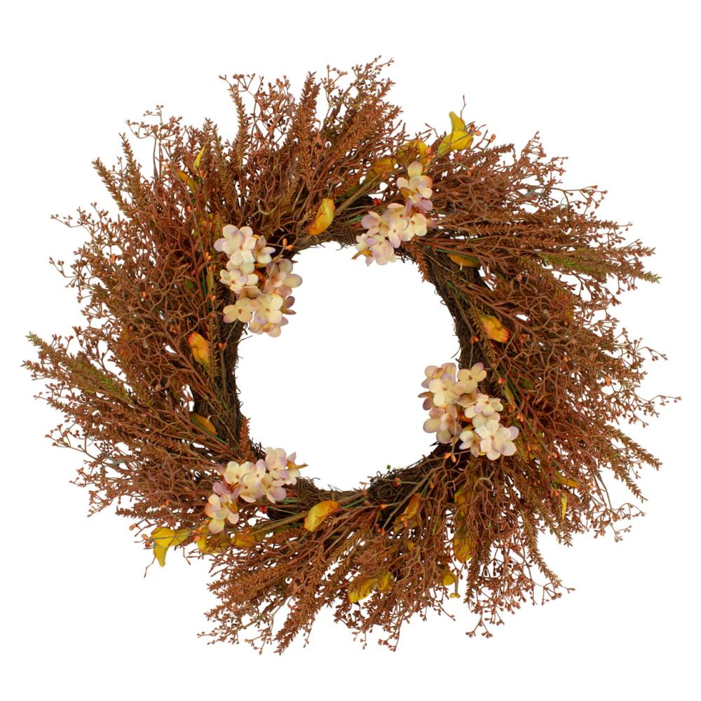 Unlit Wreaths | 32" Brown Fall Grass Autumn Harvest Artificial Wreath – Unlit Specialty Wreaths Specialty Wreaths