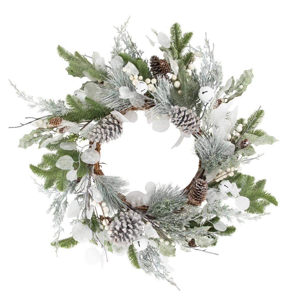 Unlit Wreaths | Artificial Mixed Foliage with Pine Cones Christmas Wreath, 28-Inch, Unlit Specialty Wreaths Specialty Wreaths