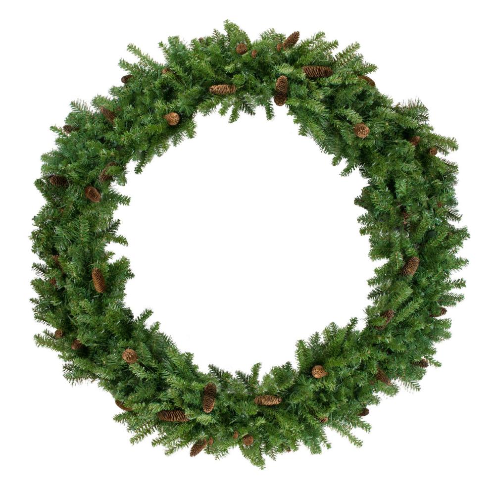 Unlit Wreaths | Dakota Red Pine Commercial Artificial Christmas Wreath – 5-Foot, Unlit Unlit Wreaths Unlit Wreaths