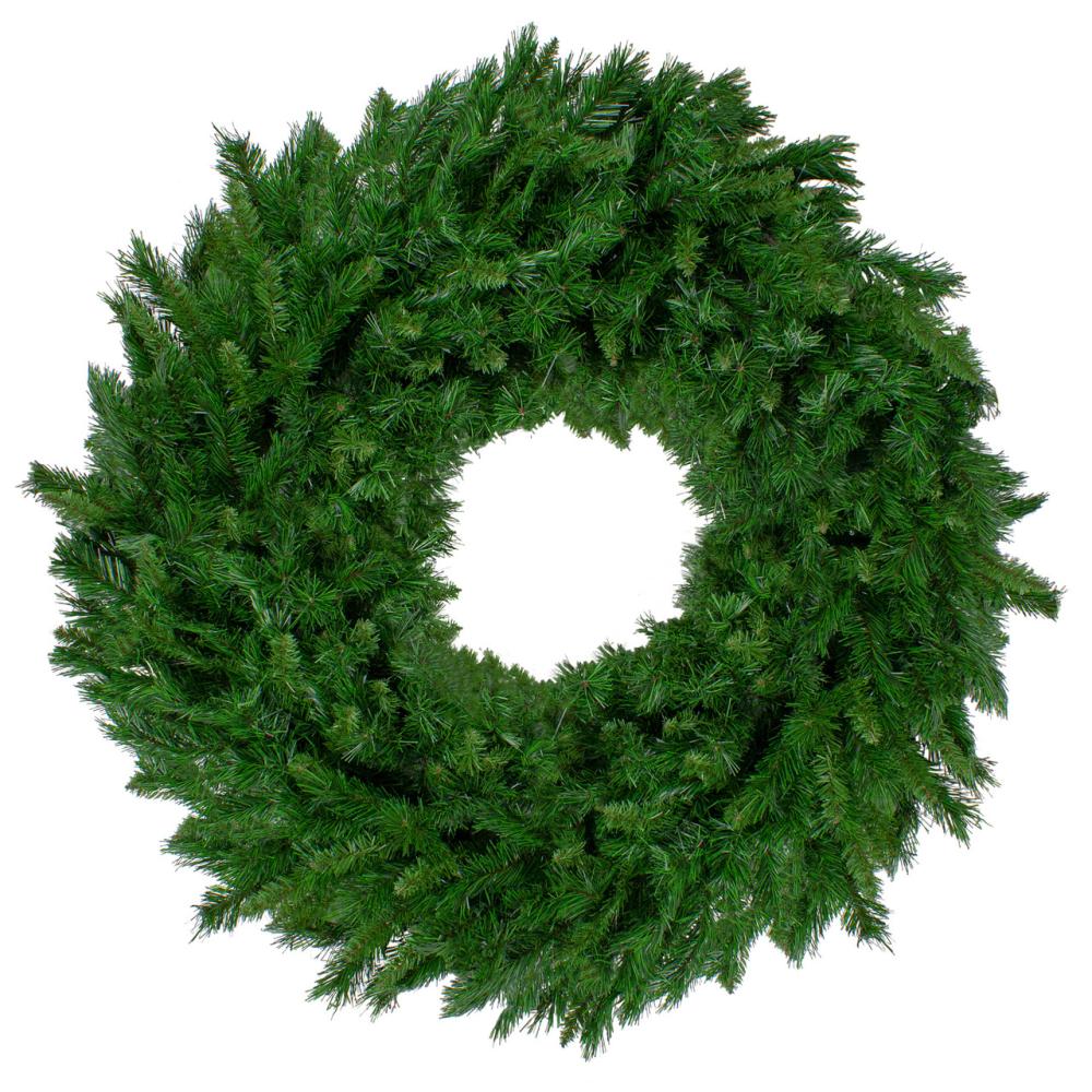 Unlit Wreaths | Lush Mixed Pine Artificial Christmas Wreath – 48-Inch, Unlit Traditional Pine Wreaths Traditional Pine Wreaths