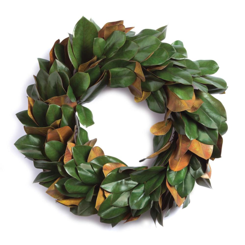 Unlit Wreaths | Magnolia Leaf Artificial Christmas Wreath – 24-Inch, Unlit Unlit Wreaths Unlit Wreaths