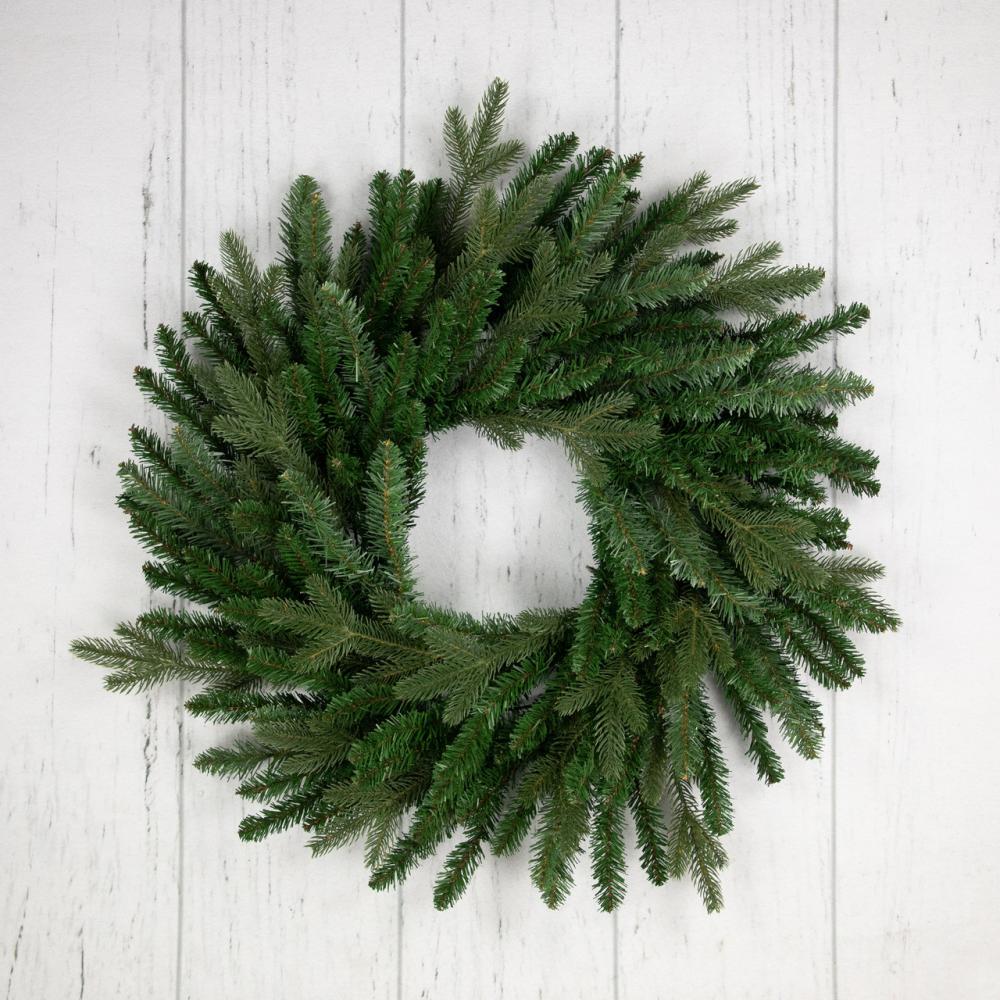 Unlit Wreaths | Real Touch™ Grande Spruce Artificial Christmas Wreath – Unlit – 24" Unlit Wreaths Unlit Wreaths