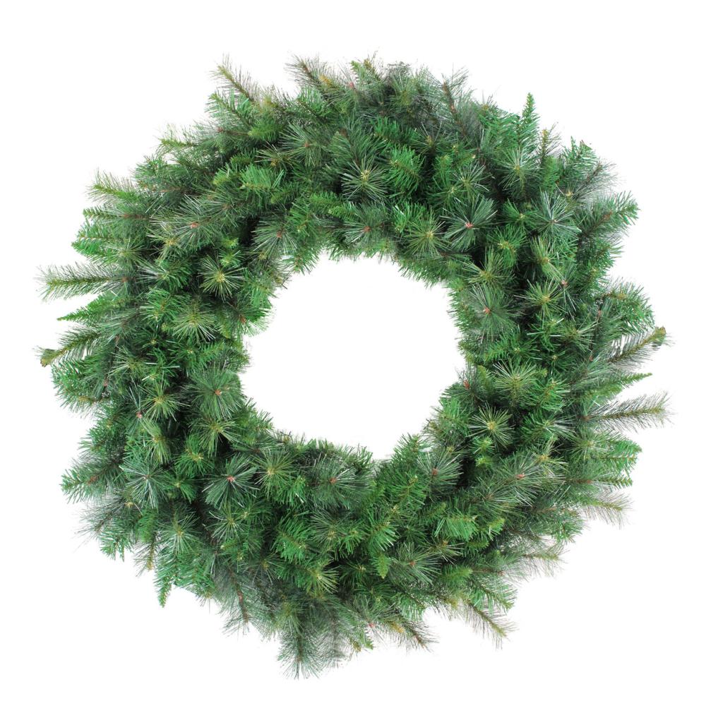 Unlit Wreaths | Real Touch™️ Canyon Mixed Pine Artificial Christmas Wreath – 48" – Unlit Unlit Wreaths Unlit Wreaths