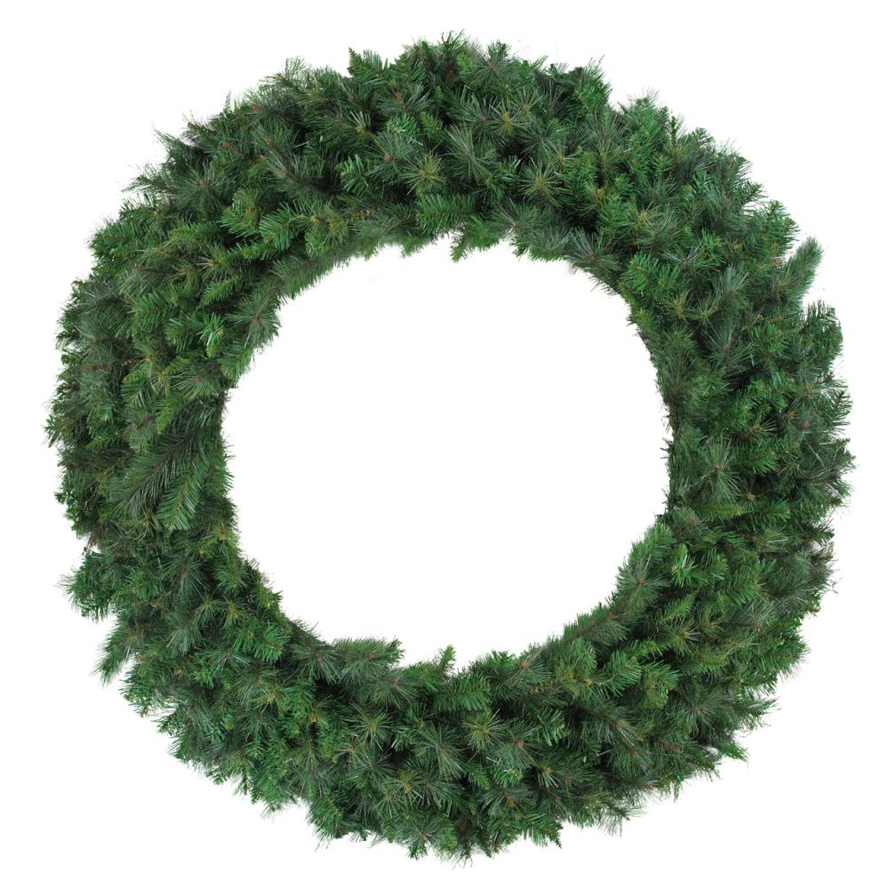 Unlit Wreaths | Real Touch™️ Canyon Mixed Pine Artificial Christmas Wreath – 60" – Unlit Unlit Wreaths Unlit Wreaths