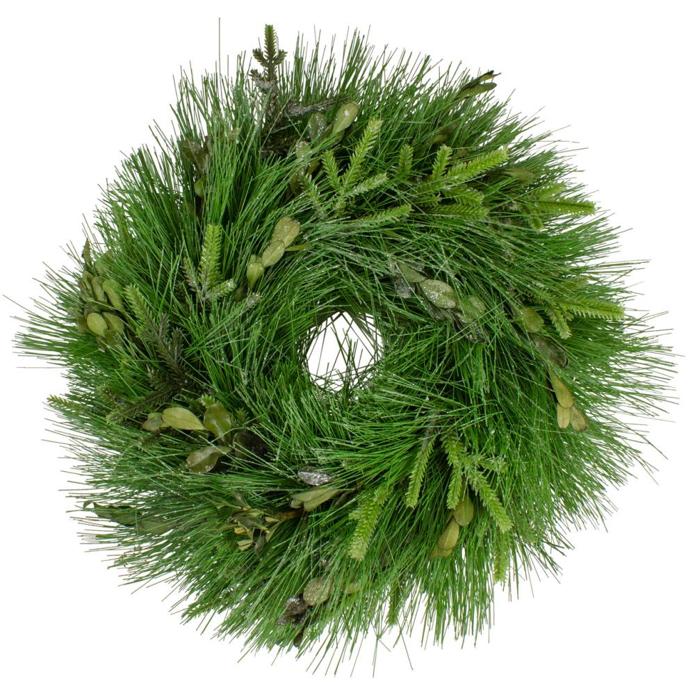 Unlit Wreaths | Real Touch™️ Pine Sprigs and Winter Foliage Artificial Christmas Wreath – 12" – Unlit Specialty Wreaths Specialty Wreaths