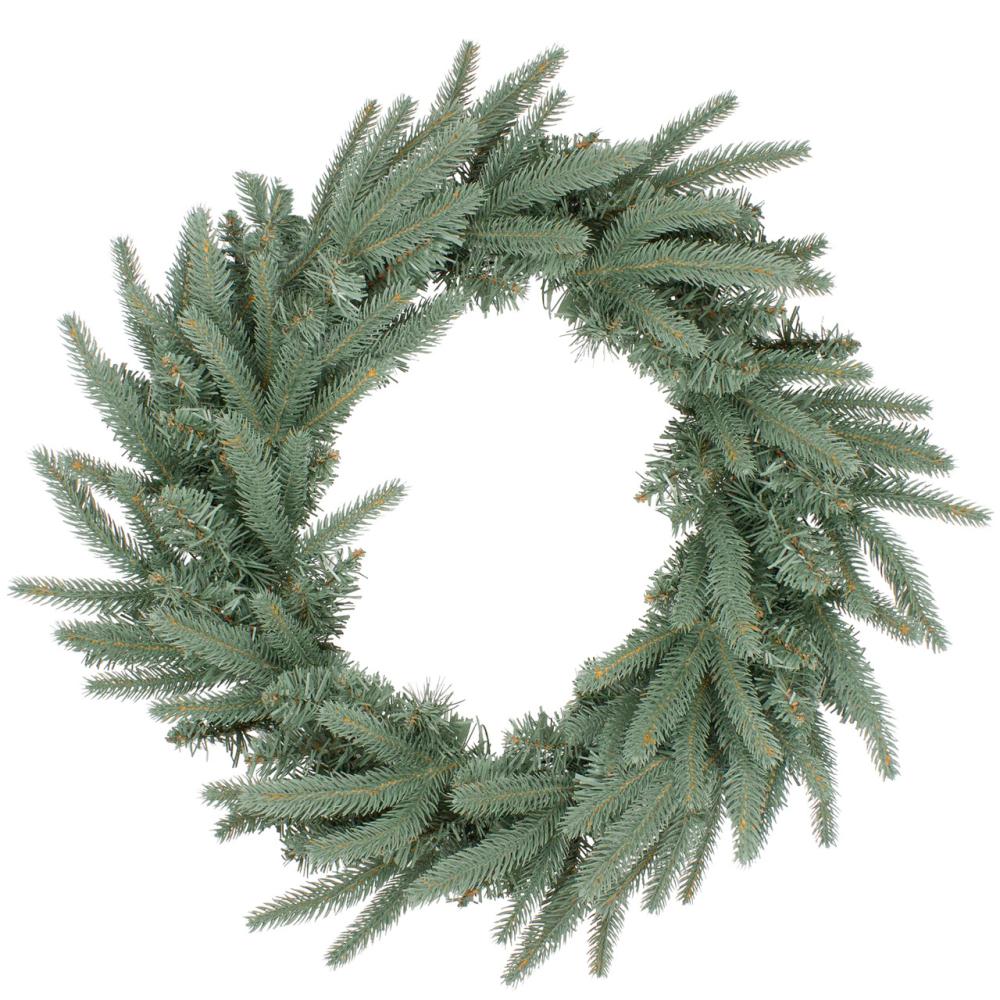 Unlit Wreaths | Real Touch™️ Pre-Lit Washington Frasier Fir Artificial Christmas Wreath – Unlit – 24" Traditional Pine Wreaths Traditional Pine Wreaths