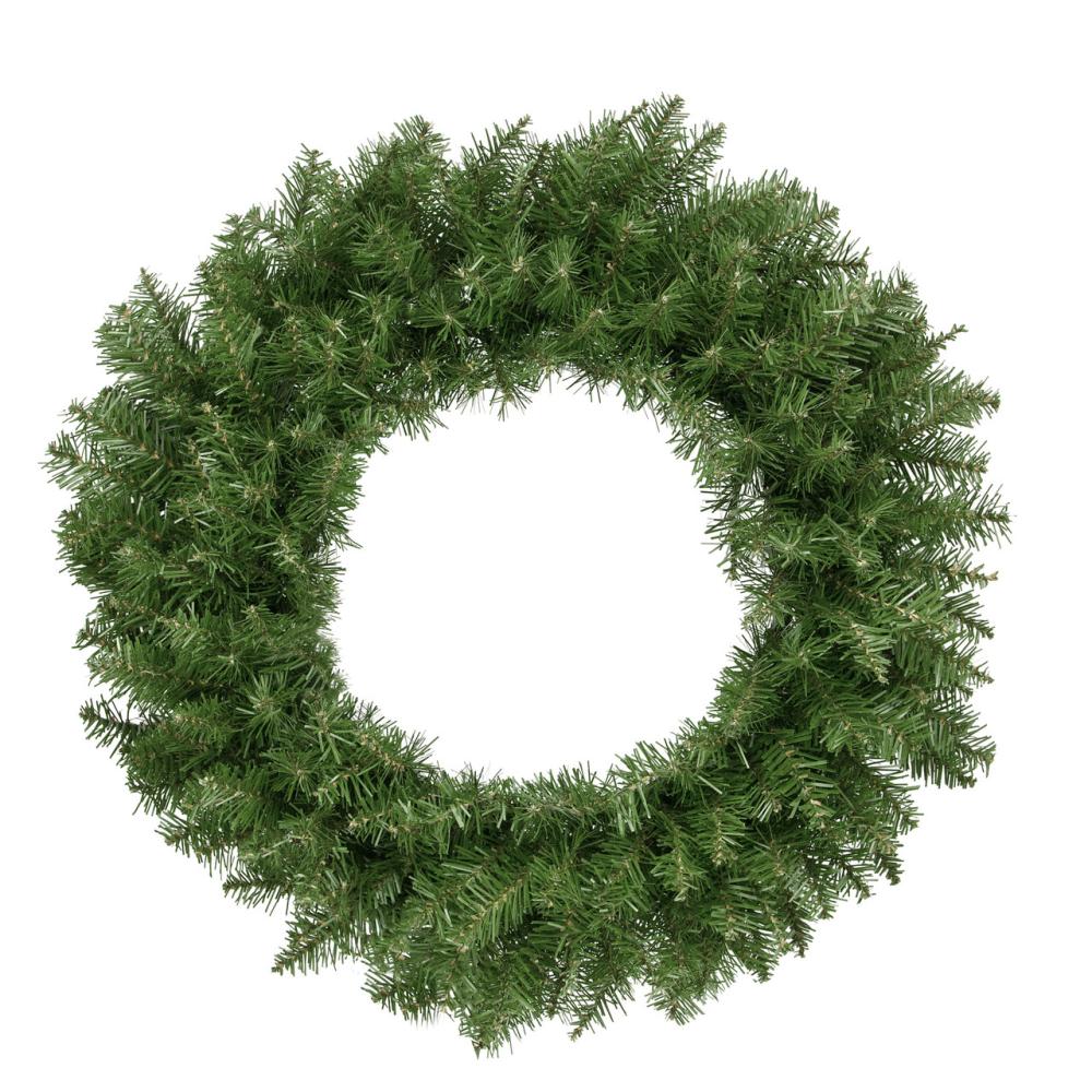 Unlit Wreaths | Rockwood Pine Artificial Christmas Wreath, 24-Inch, Unlit Traditional Pine Wreaths Traditional Pine Wreaths