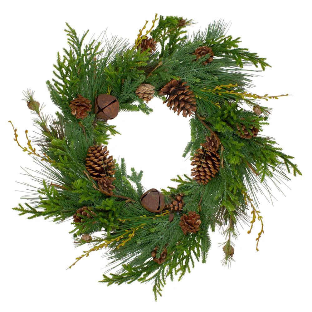 Unlit Wreaths | Rustic Pinecone Artificial Christmas Wreath – 30" – Unlit Unlit Wreaths Unlit Wreaths