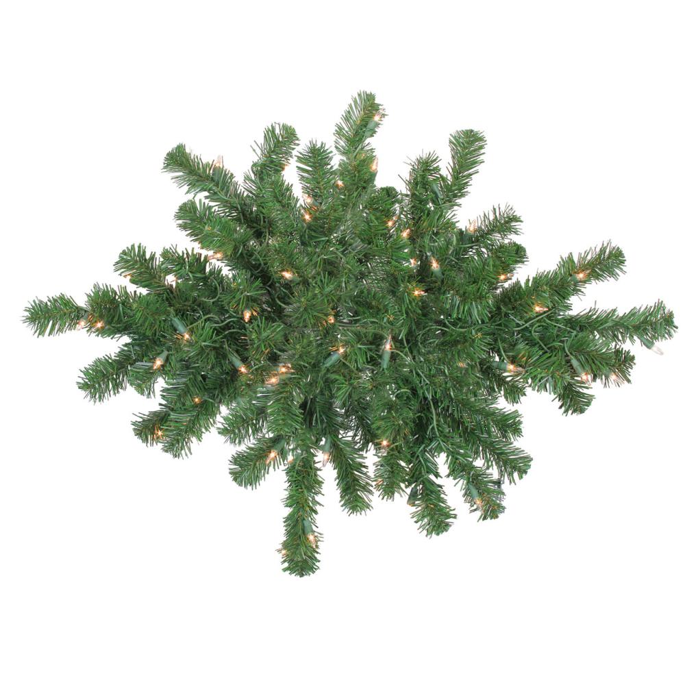 Pre-Lit Swags | 28 Pre-Lit Windsor Pine Artificial Christmas Swag – Clear Lights Pre-Lit Swags Pre-Lit Swags