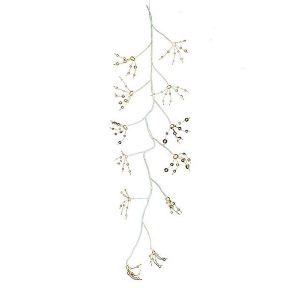 Specialty Garland | 6′ Pre-Lit White Bark Artificial Christmas Garland – Warm White LED Lights Garland Specialty Garland