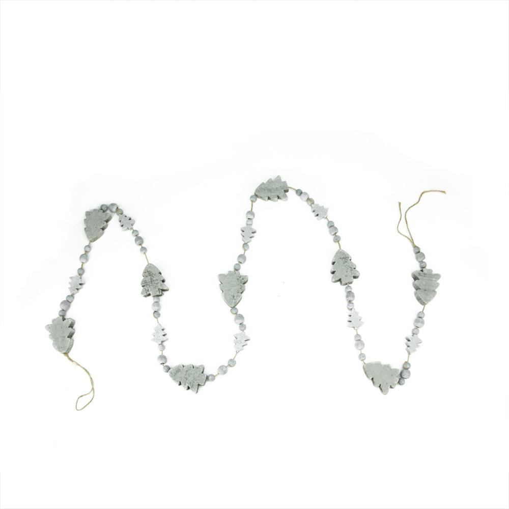 Beaded Garland | 6′ x 2" Alpine Chic Beaded Artificial Christmas Garland – Unlit Beaded Garland Beaded Garland