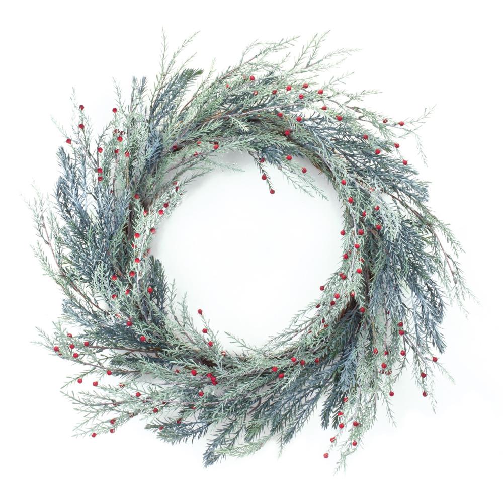 Unlit Wreaths | Pine Berry Artificial Christmas Wreath, 20.25-Inch, Unlit Unlit Wreaths Unlit Wreaths